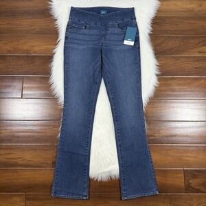 Jag Jeans Women's Size 6 / 33 Paley Mid Rise Boot Leg Pull On Denim Jeans